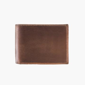 Thursday Boots Bifold Leren Klassieke Portefeuille Heren Bruin | NL241YXF