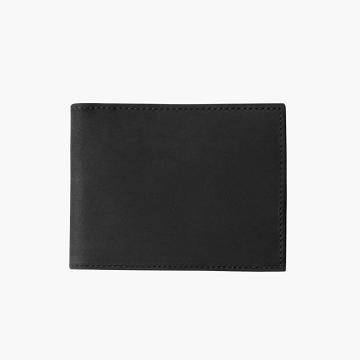 Thursday Boots Bifold Leren Portefeuille Heren Zwart | NL243RVD