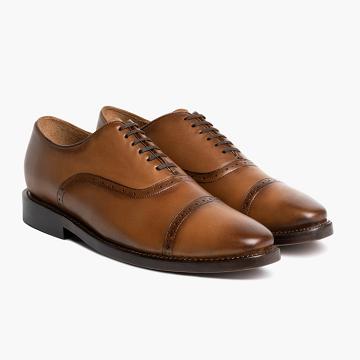 Thursday Boots Broadway Leren Werkschoenen Heren Bruin | NL358LIS
