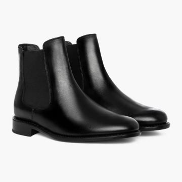 Thursday Boots Cavalier Leren Laarsjes Heren Zwart | NL9RVD