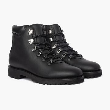 Thursday Boots Commander Leren Laarzen Heren Zwart | NL390DFM39