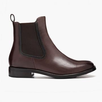 Thursday Boots Duchess Leren Laarsjes Dames Bruin | NL225CTV
