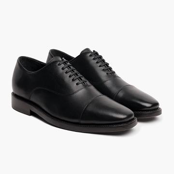 Thursday Boots Executive Leren Klassieke Werkschoenen Heren Zwart | NL350QMA