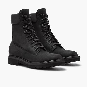 Thursday Boots Explorer Leren Laarzen Heren Zwart | NL390DFM28