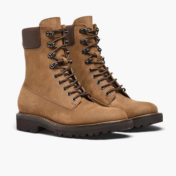 Thursday Boots Explorer Leren Veterlaarzen Heren Bruin | NL415FDN