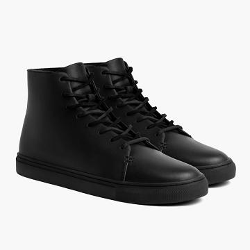 Thursday Boots Premier High Tops Leren Sneakers Heren Zwart | NL382XYU