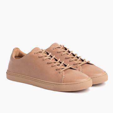 Thursday Boots Premier Low Tops Leren Klassieke Sneakers Heren Oranje | NL369ILH