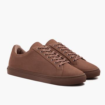 Thursday Boots Premier Low Tops Nubuck Sneakers Heren Bruin | NL36EBC