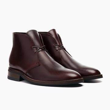 Thursday Boots Scout Leren Veterlaarzen Heren Koffie | NL395ILH