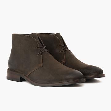 Thursday Boots Scout Suede Veterlaarzen Heren Olijfgroen | NL390DFM7
