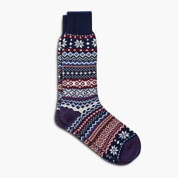 Thursday Boots Sodello Norwegian Katoenen Admiral Sokken Heren Gekleurd | NL251CTV