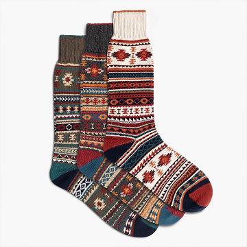 Thursday Boots Sodello Southern Sun Katoenen 3-Pack Sokken Heren Oranje Gekleurd | NL24GSO